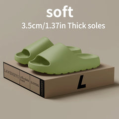 Coconut Slippers Cloud Thick-soled Sandals Summer Fashion Soft Bottom Beach Men Slippers Women's Sandals  EVA Slides