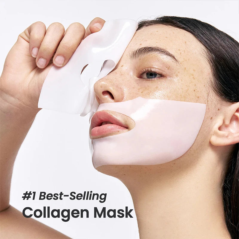 Korean Collagen Face Mask Deep Hydration & Pore Shrinking Skin Repair & Whitening Mask Refreshing Unisex Charm Mask For All Skin